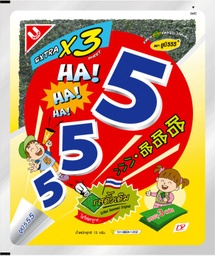 United - 555 - Jumbo - Grilled Seaweed Original Flavour - Yellow (3g)