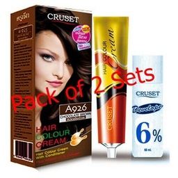 Cruset - A926 - Chocolate Brown - Hair Colour Cream (60g)