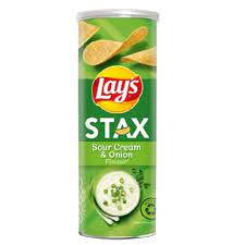 Lays Stax - Sour Cream &amp; Onion (105g)