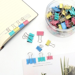 Feiyide - Colored Binder Clips (19mm) (40pcs)