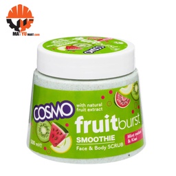 Cosmo - Face &amp; Body Scrub - Mint melon &amp; Kiwi (500ml)