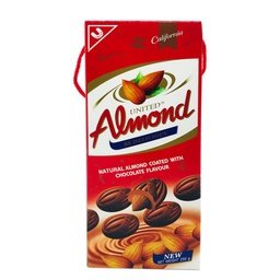 United - Natural Almond Coated with Chocolate Flavour (250g)