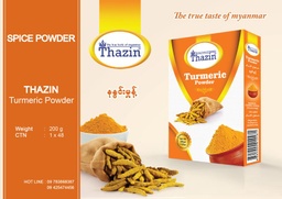 Thazin - Turmeric Powder (နနွင်းမှုန့်) (200g/Pack)