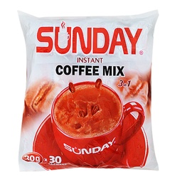 Sunday - 3 in 1 Coffee Mix (25gx30sachets)