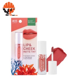 Baby Bright - Lip &amp; Cheek Lip Matte Tont - 05 (Just Peach)