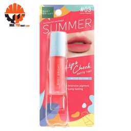 Baby Bright - Summer Lip &amp; Cheek Matte Tint #03 (Lychee Magenta)