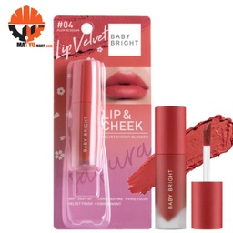 Baby Bright - Lip &amp; Cheek Lip Velvet - 04 (Plum Blossom)