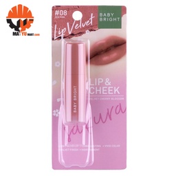 Baby Bright - Lip &amp; Cheek Lip Velvet - 08 (Zen Pink)