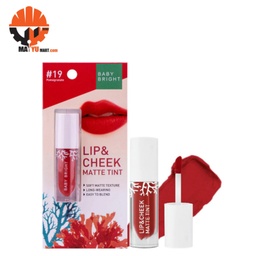 Baby Bright - Lip &amp; Cheek Lip Matte Tint - #19 (Pomegranate)