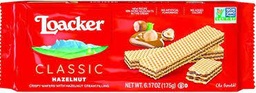 Loacker - Crispy Wafer with Hazelnut Cream Filling (175g) - Halal (Classic)