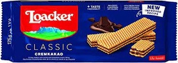 Loacker - Crispy Wafer with Cocoa &amp; Chocolate Cream Filling (175g) - Halal