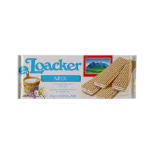 Loacker - Crispy Wafer with Milk Cream Filling (175g) - Halal