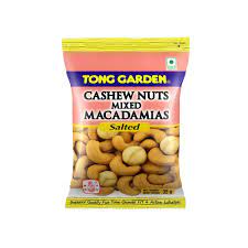 Tong Garden - Cashew Mixed Macadamias - Salted (35g)