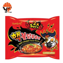 Samyang - 2x Spicy Spicy Hot Chicken Flavour Ramen Noodle (140g) (Red)