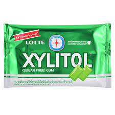Lotte Xylitol - Sugar Free Gum - Lime Mint Flavour (11.6g) - Green