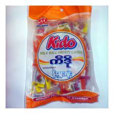 KIDO - Milk Ball Fruity Candy(160g)