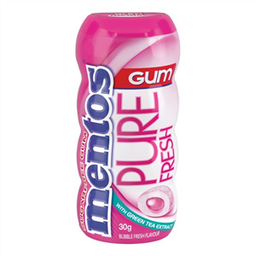 Mentos - Pure Fresh - Berry Lime Mint Flavour - Chewing Gum (29.7g)