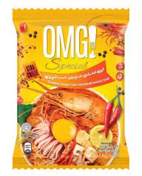 Mamee - OMG! - Flaming Creamy Tom Yum Shrimp Noodle Soup (70g) Yellow
