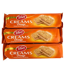 Tiffany - Cream biscuits orange 360g