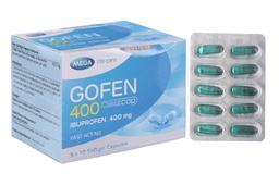 GOFEN - 400 Clearcap Fast Acting (5x10 Softgel Capsules)
