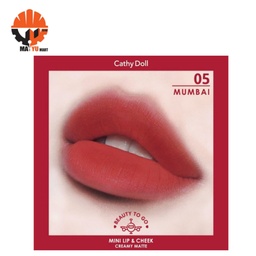 Cathy Doll - Mini Lip &amp; Cheek - Creamy Matte #05 (Mumbai)