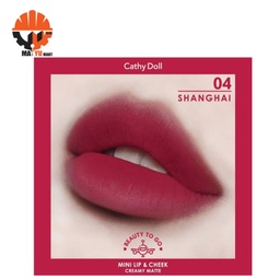 Cathy Doll - Mini Lip &amp; Cheek - Creamy Matte #04 (Shanghai)