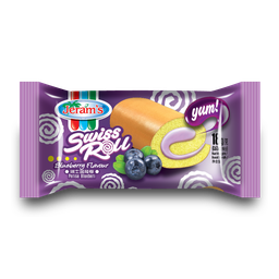 SwizzLef - Swiss Roll - Blueberry Flavour (18g)