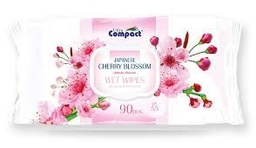 Ultra Compact - Japanese Cherry Blossom Sakura Passion Wet Wipes (90pcs)