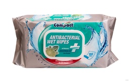 Ultra Compact - Antibacterial Wet Wipes Lime Scented (100pcs)