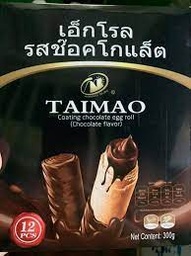 TAIMO - Coating Chocolate Egg Roll (Chocolate &amp; Strawberry Flavour) 25g