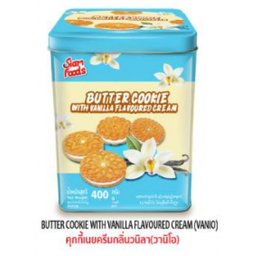 Siam Foods - Butter Cookie With Vanilla Flavoured Cream (400g)