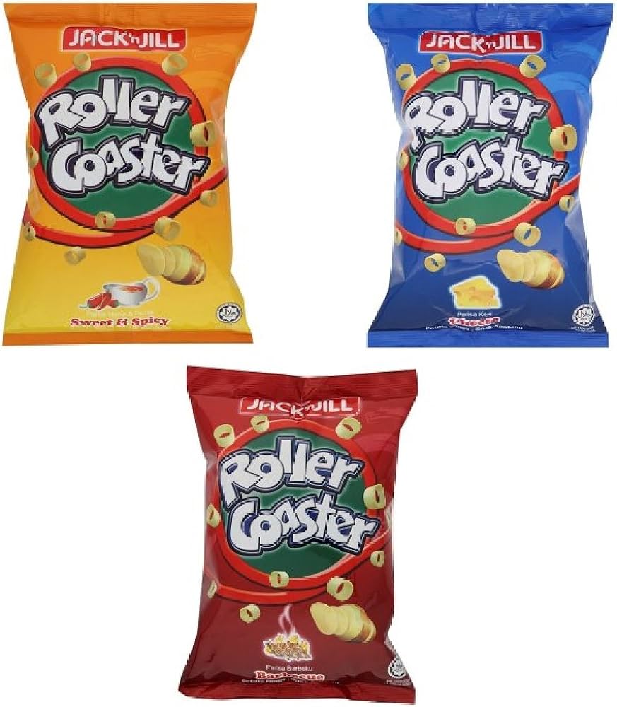 Jack njill Roller Coaster Potato Ring Onion Flavour 12g My