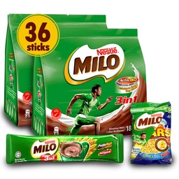 Nestle - Milo 3 In 1 Stick ( 30pcs) (Green)