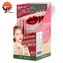 Baby Bright - Lip &amp; Cheek - Peach Glow Tint #07 (Nectarine Peach)