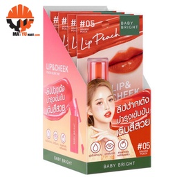 Baby Bright - Lip &amp; Cheek Peach Glow Tint - #05 (Orange Peach)