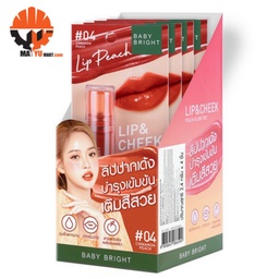 Baby Bright - Lip &amp; Cheek - Peach Glow Tint - #04 (Cinnamon Peach)