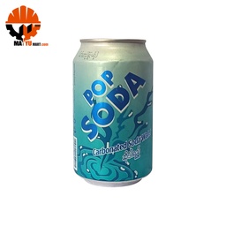 Pop Soda - Carbonated Soda Water (330ml) Blue