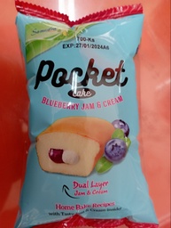 Samudra - Pocket Cake - Blueberry Jam &amp; Cream (70g)