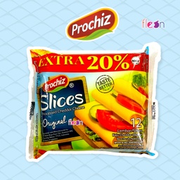 Prochiz - Processed Cheddar Cheese 12 Slices (192g)