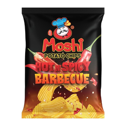 Moshi - Potato Chips Hot &amp; Spicy BBQ (65g)