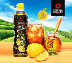 Zeno - Black Lemon Tea With Honey Drink - (380ml)