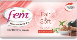 Fem - Hair Removal Cream - Fair &amp; Soft - Sandal (25g)