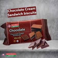 Myanbisco - Chocolate Flavoured Cream Sandwich Biscuit (90g)