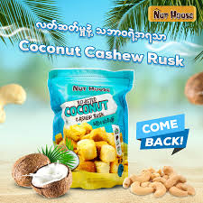 Nut House - Roasted Coconut Cashew Rusk (200g)