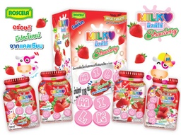 Milk Tablets - Strawberry With Calcium (9g)