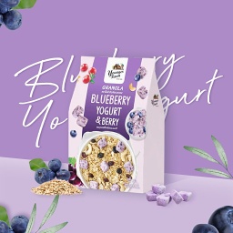 Younger Farm - Granola - Blueberry Yogurt &amp; Berry Flavour - 200g