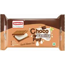 Sobisco - Choco Vanilla puff - Sandwich biscuits (36g)