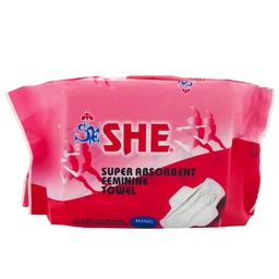 SHE - Super Absorbent Feminine Towel - Wing