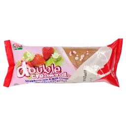 Good Morning - Double Cream Roll - Strawberry Jam &amp; Milk Cream (60g)