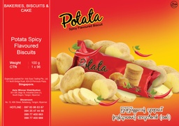 Pran - Potata Biscuit - Spicy (100g) x 240pcs